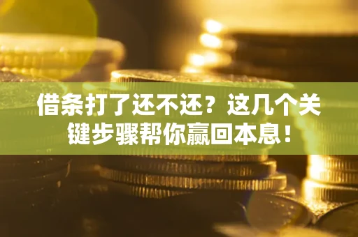 济南借条打了还不还？这几个关键步骤帮你赢回本息！