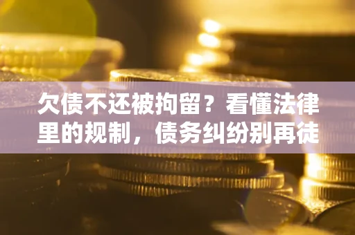 济南欠债不还被拘留？看懂法律里的规制，债务纠纷别再徒劳奔波