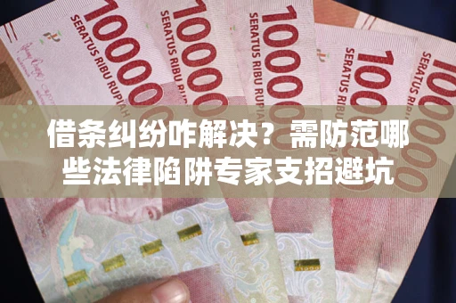 济南借条纠纷咋解决？需防范哪些法律陷阱专家支招避坑