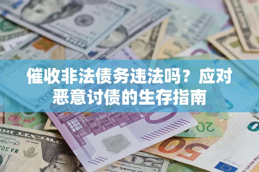 济南催收非法债务违法吗？应对恶意讨债的生存指南