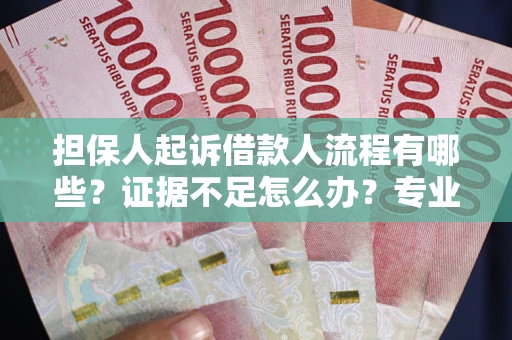 济南担保人起诉借款人流程有哪些？证据不足怎么办？专业律师解答