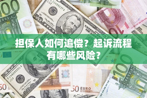 济南担保人如何追偿？起诉流程有哪些风险？