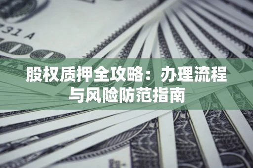 济南股权质押全攻略：办理流程与风险防范指南