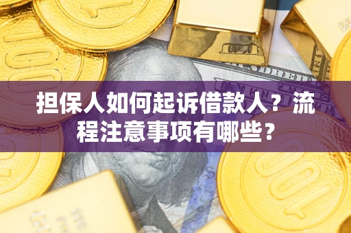 济南担保人如何起诉借款人？流程注意事项有哪些？